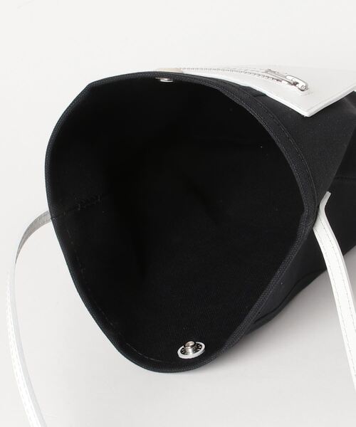 beautiful people（ビューティフルピープル）の「beautiful people lining logo pocket mini shoulder bag 7325611967（ショルダーバッグ・レディース・ブラック/グレー/オフホワイト・FREE）」の14枚目の写真