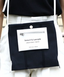 beautiful people（ビューティフルピープル）の「beautiful people lining logo pocket mini shoulder bag 7325611967（ショルダーバッグ・レディース）」