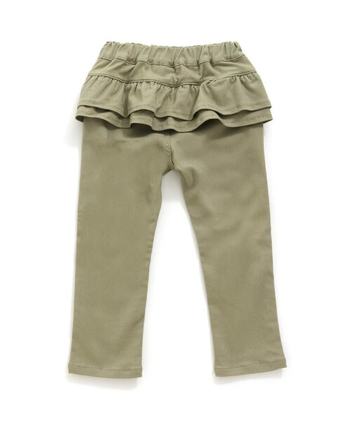 Seraph（セラフ）の「ハイパーストレッチバックフリルパンツ（その他パンツ・キッズ・アイボリー/カーキ/ラベンダー/ネイビー/ブルー・110/120/90/100/80/130/95/140）」の2枚目の写真