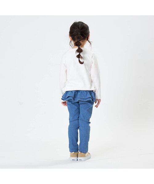 Seraph（セラフ）の「ハイパーストレッチバックフリルパンツ（その他パンツ・キッズ・アイボリー/カーキ/ラベンダー/ネイビー/ブルー・110/120/90/100/80/130/95/140）」の7枚目の写真