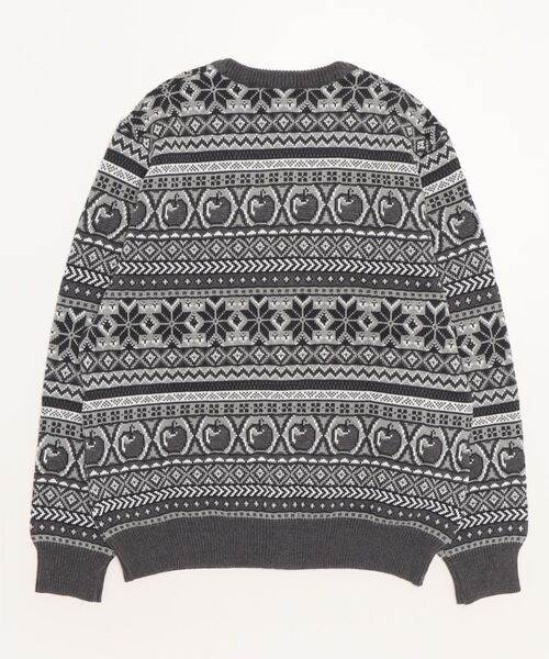 superNova.（スーパーノヴァ）の「Apple & snow cardigan（カーディガン/ボレロ・メンズ・ブラウン/チャコールグレー・S/M）」の3枚目の写真