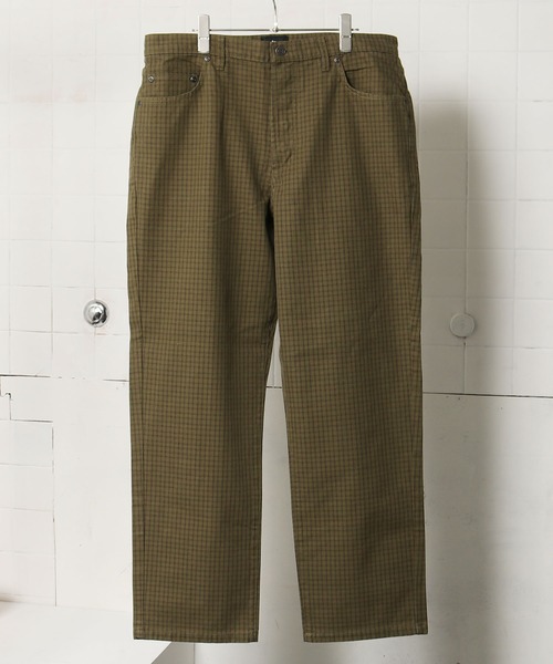 STUSSY(ステューシー)の「STUSSY/ステューシー Check Big Ol Jeans チエックパンツ スラックス(スラックス・メンズ・グレー/オリーブ・32/33)」の18枚目の写真
