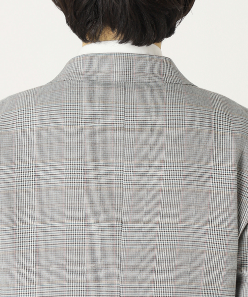 EDIFICE(エディフィス)の「グレンチェック 6ボタン ダブルブレスト ジャケット(テーラードジャケット・メンズ・グレー・46/44/48/50/42)」の12枚目の写真