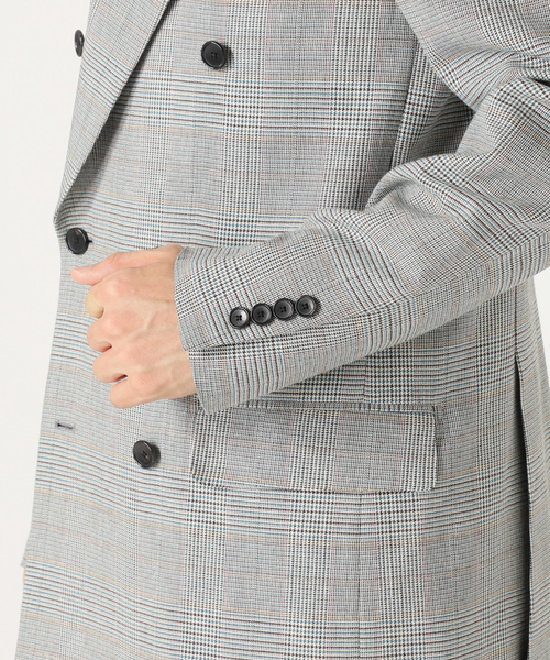 EDIFICE(エディフィス)の「グレンチェック 6ボタン ダブルブレスト ジャケット(テーラードジャケット・メンズ・グレー・46/44/48/50/42)」の15枚目の写真