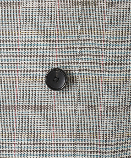 EDIFICE(エディフィス)の「グレンチェック 6ボタン ダブルブレスト ジャケット(テーラードジャケット・メンズ・グレー・46/44/48/50/42)」の18枚目の写真