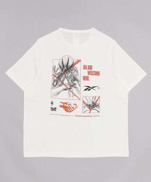 Reebok(リーボック)の「バスケットボール コットン Tシャツ / BB BASKETBALL CT SS TEE(Tシャツ/カットソー・メンズ・ホワイト/グレー/ネイビー・MEDIUM/LARGE/X-LARGE/XX-LARGE/SMALL)」の5枚目の写真