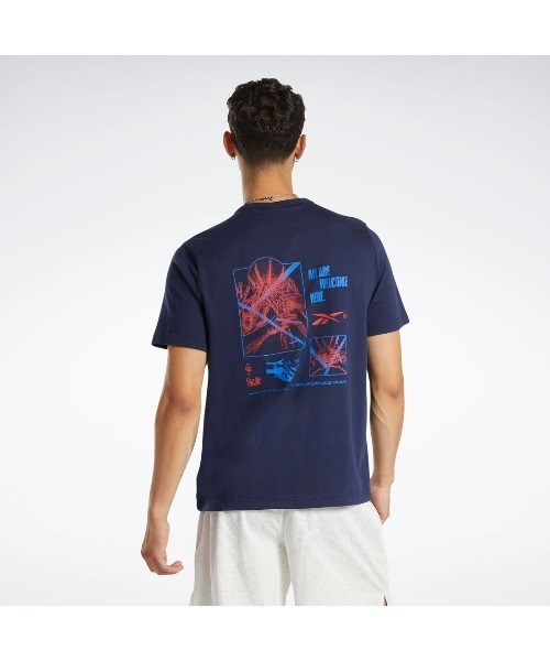 Reebok(リーボック)の「バスケットボール コットン Tシャツ / BB BASKETBALL CT SS TEE(Tシャツ/カットソー・メンズ・ホワイト/グレー/ネイビー・MEDIUM/LARGE/X-LARGE/XX-LARGE/SMALL)」の16枚目の写真