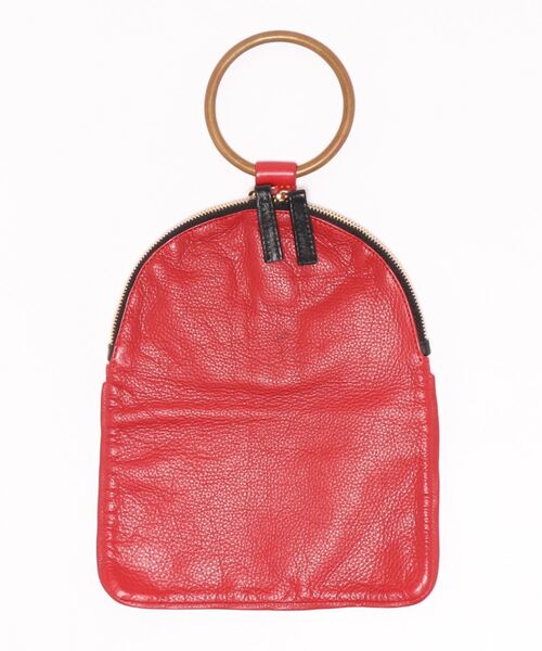 JOURNAL STANDARD(ジャーナルスタンダード)の「【MYERS COLLECTIVE/マイヤーズコレクティブ】 RING POUCH LARGE(ハンドバッグ・レディース・レッド・FREE)」の1枚目の写真