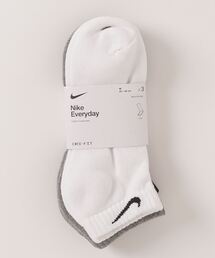 NIKE（ナイキ）の「【NIKE/ナイキ】ワンポイント ブランドロゴ刺繍 ショートソックス/ 靴下/3Pセット/ DRI-FIT（ソックス/靴下）」