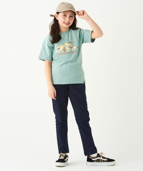 KRIFF MAYER Kid's Collection（クリフメイヤーキッズコレクション）の「シン-マイニチスタイリッシュパンツ（テーパードタイプ）（その他パンツ・キッズ・ネイビー/カーキ/ダークグレー/チャコール/ベージュ・130/150/170/120/140/160）」の13枚目の写真