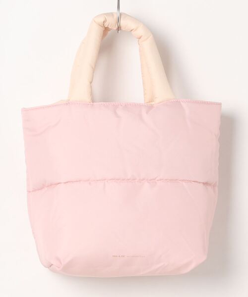 ランチバッグ ランチトート リバーシブル ＜ヌードピンク＞（保温保冷