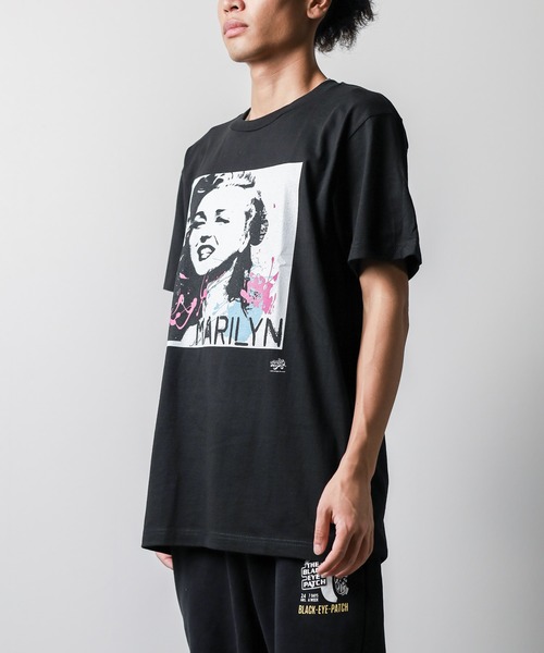 INNOCENT（イノセント）の「『Radio Days』MARILYN MONROE S/S TEE　マリリンモンロー　プリントTシャツ（Tシャツ/カットソー・レディース・ホワイト/ブラック・MEDIUM/LARGE/X-LARGE）」の3枚目の写真