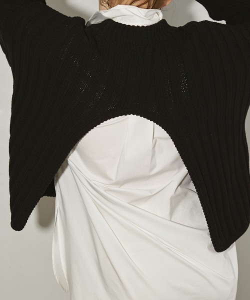 ニット/セーター TODAYFUL - todayful 2023ss Backslit Rib Knit TODAYFUL（トゥデイフル）の「TODAYFUL Backslit Rib Knit