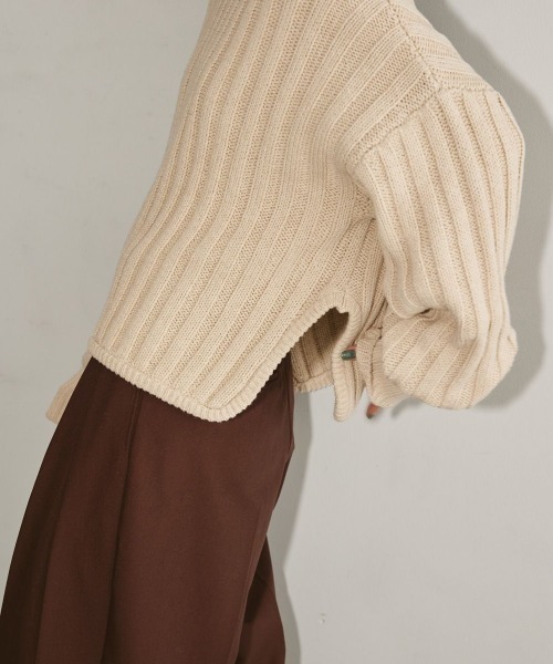 TODAYFUL（トゥデイフル）の「TODAYFUL Backslit Rib Knit