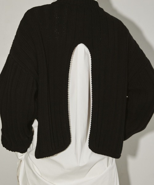 ニット/セーター TODAYFUL - todayful 2023ss Backslit Rib Knit TODAYFUL（トゥデイフル）の「TODAYFUL Backslit Rib Knit