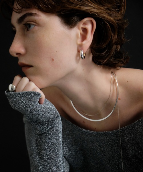 loni（ロニ）の「【金属アレルギー対応】Bud multiway pearl choker（マルチウェイパールチョーカー）（チョーカー・レディース・ゴールド/シルバー・FREE）」の20枚目の写真