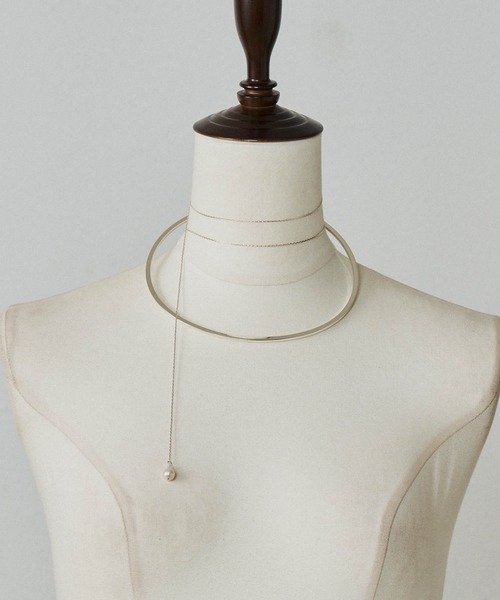 loni（ロニ）の「【金属アレルギー対応】Bud multiway pearl choker（マルチウェイパールチョーカー）（チョーカー・レディース・ゴールド/シルバー・FREE）」の13枚目の写真