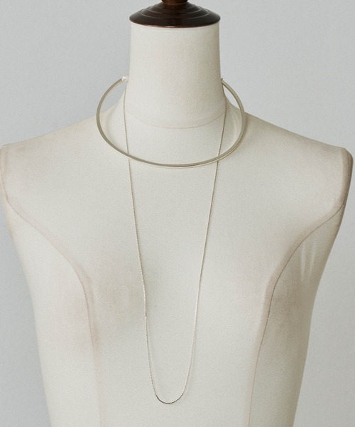 loni（ロニ）の「【金属アレルギー対応】Bud multiway pearl choker（マルチウェイパールチョーカー）（チョーカー・レディース・ゴールド/シルバー・FREE）」の15枚目の写真