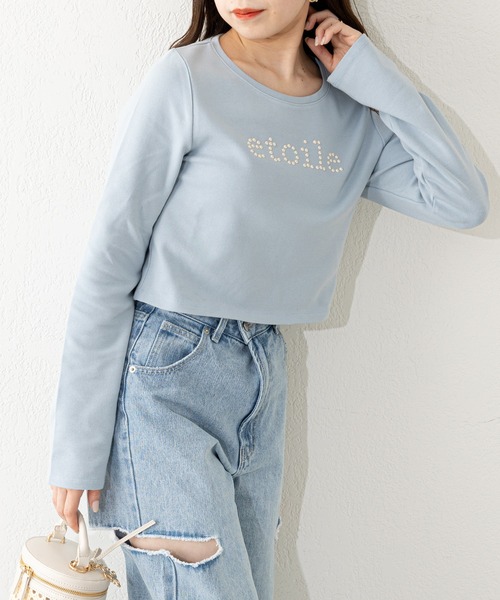 Chico（チコ）の「【2023SS】パールロゴチビT（Tシャツ
