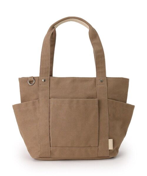 SHOO・LA・RUE（シューラルー）の「◆キャンバス トートバッグ（トートバッグ・レディース・アイボリー/チャコールグレー/ブルー・00）」の3枚目の写真