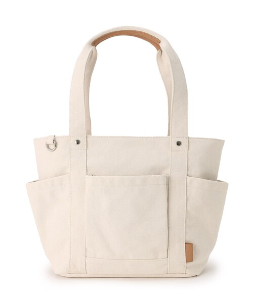 SHOO・LA・RUE（シューラルー）の「◆キャンバス トートバッグ（トートバッグ・レディース・アイボリー/チャコールグレー/ブルー・00）」の2枚目の写真
