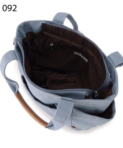 SHOO・LA・RUE（シューラルー）の「◆キャンバス トートバッグ（トートバッグ・レディース・アイボリー/チャコールグレー/ブルー・00）」の16枚目の写真