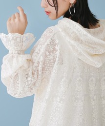 osharewalker | 『刺繍レースフーディー』(Tシャツ/カットソー)