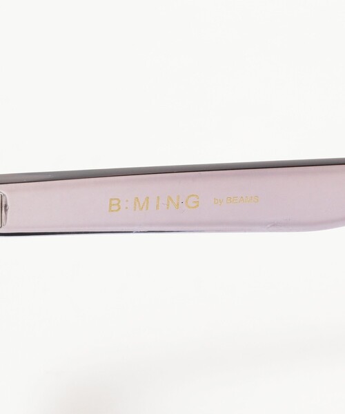 B:MING by BEAMS(ビーミングバイビームス)の「太 フレーム カラー グラス(メガネ・レディース・グレー/ブラック・ONE SIZE)」の5枚目の写真