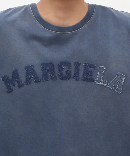 Maison Margiela（メゾンマルジェラ）の「【MAISON MARGIELA / メゾン マルジェラ】college logo tee（Tシャツ/カットソー・メンズ・コバルトブルー・MEDIUM/LARGE）」の7枚目の写真