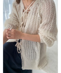 jumelle | カギ編みリボンカーディガン(カーディガン/ボレロ)