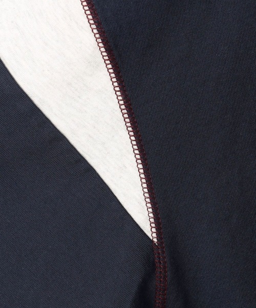 179/WG（イチナナキュウダブルジー）の「バイカラーラインTシャツ（Tシャツ/カットソー・レディース・オートミール/イエロー/ネイビー/オフホワイト・FREE）」の22枚目の写真