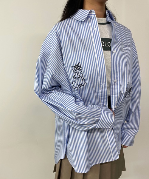 179/WG（イチナナキュウダブルジー）の「バイカラーラインTシャツ（Tシャツ/カットソー・レディース・オートミール/イエロー/ネイビー/オフホワイト・FREE）」の15枚目の写真