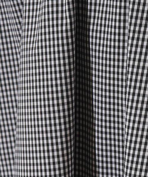 couture brooch（クチュールブローチ）の「◆【大人っぽさと可愛らしさを両得】先染めシャツワンピース（ワンピース・レディース・ブラック系1/ダークグリーン系1/ベージュ系その他4/サックスブルー系2・36/38/40/42）」の10枚目の写真