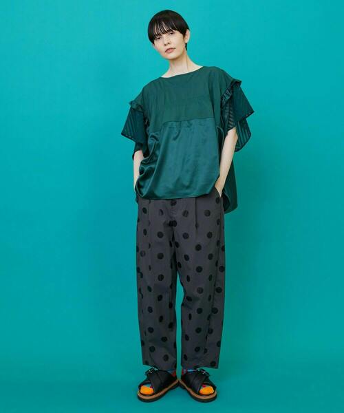 FRAPBOIS(フラボア)の「オーバルパンツ(その他パンツ・レディース・サックスブルー/ネイビー/グレー系その他/グリーン・0/1/2)」の12枚目の写真