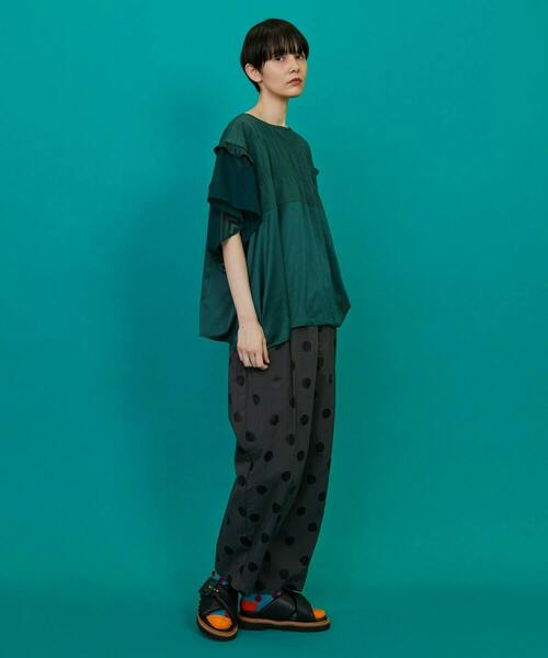 FRAPBOIS(フラボア)の「オーバルパンツ(その他パンツ・レディース・サックスブルー/ネイビー/グレー系その他/グリーン・0/1/2)」の15枚目の写真