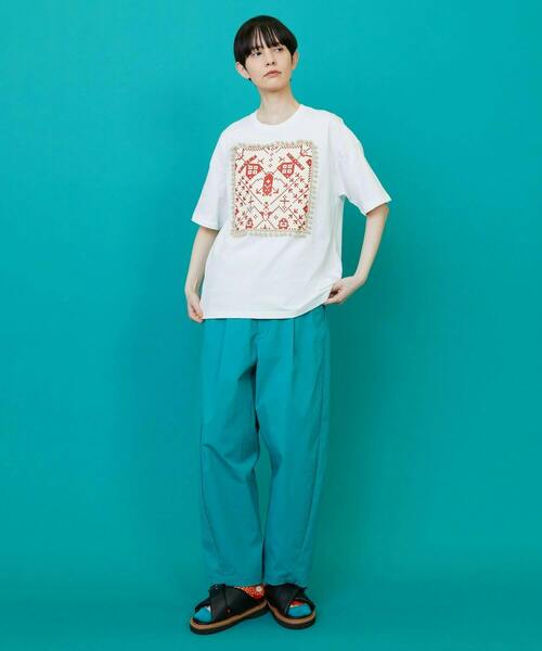 FRAPBOIS(フラボア)の「オーバルパンツ(その他パンツ・レディース・サックスブルー/ネイビー/グレー系その他/グリーン・0/1/2)」の7枚目の写真