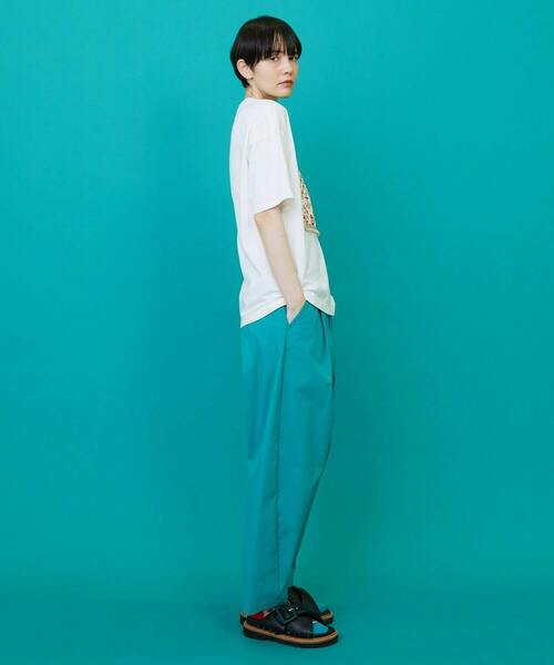 FRAPBOIS(フラボア)の「オーバルパンツ(その他パンツ・レディース・サックスブルー/ネイビー/グレー系その他/グリーン・0/1/2)」の9枚目の写真