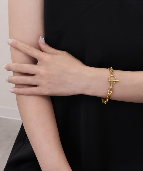 blackdia ocean（ブラックダイヤオーシャン）の「blackdia ocean アンカーチェーンブレスレット（ブレスレット・レディース・ゴールド/シルバー系その他/シルバー/ゴールド系その他・FREE）」の22枚目の写真