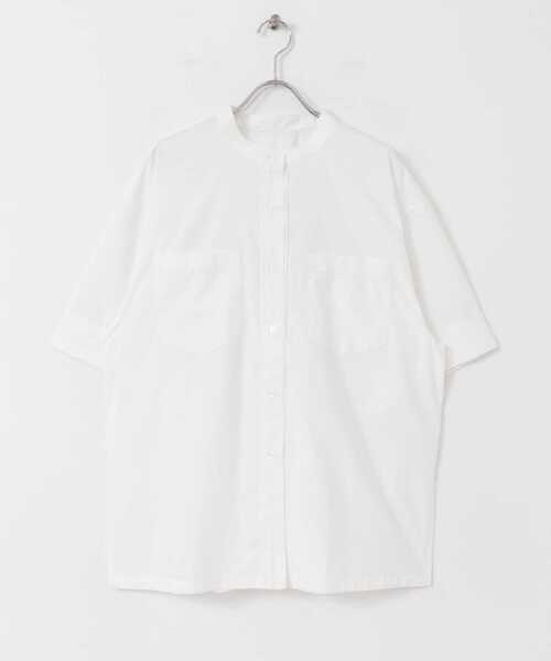 KBF(ケイビーエフ)の「BACKギャザーワイドシャツ(シャツ/ブラウス・レディース・ネイビー/オフホワイト/ブルー/グリーン系その他・ONE)」の16枚目の写真