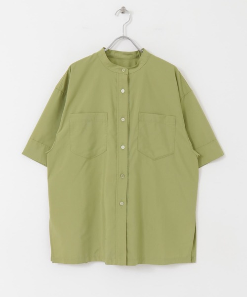 KBF(ケイビーエフ)の「BACKギャザーワイドシャツ(シャツ/ブラウス・レディース・ネイビー/オフホワイト/ブルー/グリーン系その他・ONE)」の17枚目の写真