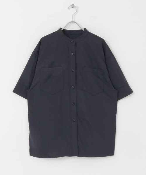 KBF(ケイビーエフ)の「BACKギャザーワイドシャツ(シャツ/ブラウス・レディース・ネイビー/オフホワイト/ブルー/グリーン系その他・ONE)」の18枚目の写真