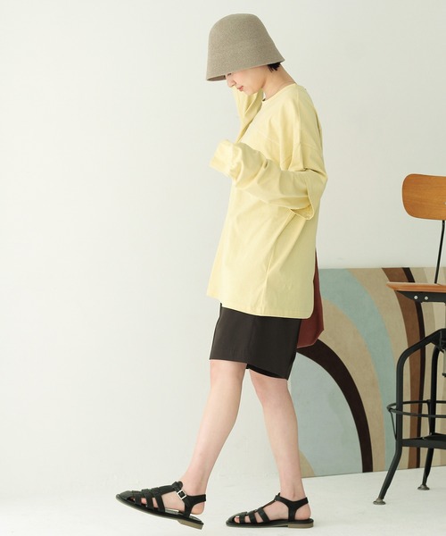 Crisp(クリスプ)の「スムースハーフパンツ(その他パンツ・レディース・アイボリー/ブラック・FREE)」の9枚目の写真