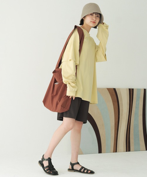 Crisp(クリスプ)の「スムースハーフパンツ(その他パンツ・レディース・アイボリー/ブラック・FREE)」の10枚目の写真