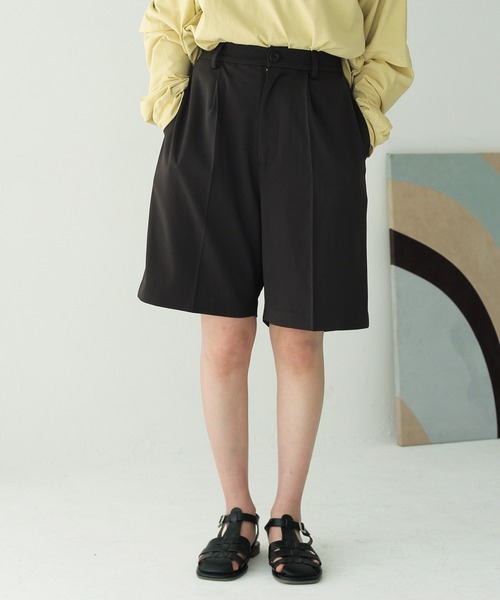 Crisp(クリスプ)の「スムースハーフパンツ(その他パンツ・レディース・アイボリー/ブラック・FREE)」の11枚目の写真