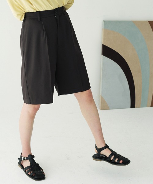 Crisp(クリスプ)の「スムースハーフパンツ(その他パンツ・レディース・アイボリー/ブラック・FREE)」の13枚目の写真