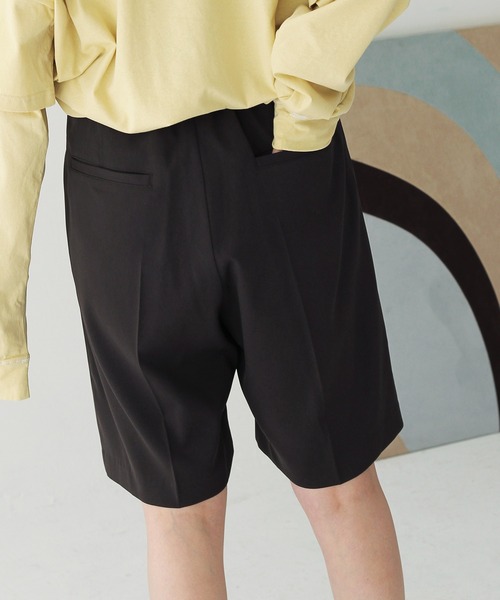 Crisp(クリスプ)の「スムースハーフパンツ(その他パンツ・レディース・アイボリー/ブラック・FREE)」の15枚目の写真