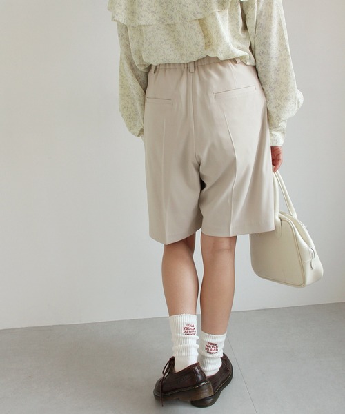 Crisp(クリスプ)の「スムースハーフパンツ(その他パンツ・レディース・アイボリー/ブラック・FREE)」の19枚目の写真