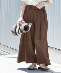 《追加2》麻キャンブリックキュロットパンツ