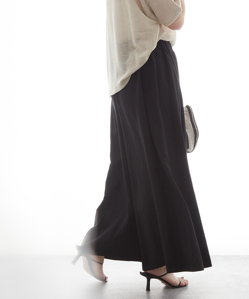 journal standard L'essage（ジャーナルスタンダードレサージュ）の「《追加2》麻キャンブリックキュロットパンツ（その他パンツ・レディース・ブラウン/グリーン/ブラック・36/38）」の18枚目の写真