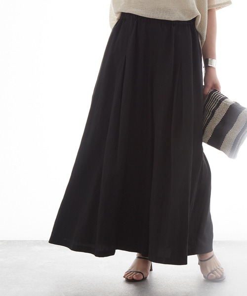 journal standard L'essage（ジャーナルスタンダードレサージュ）の「《追加2》麻キャンブリックキュロットパンツ（その他パンツ・レディース・ブラウン/グリーン/ブラック・36/38）」の19枚目の写真